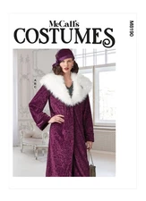 McCall's Sewing Pattern M8190 Misses Costume Roaring 20s Coat Hat Sizes 14-22 UC