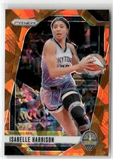 Isabelle Harrison 2024 Panini Prizm WNBA #6 Ice Orange Prizms