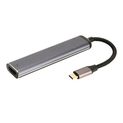 USB C Docking Station 7 In 1 Plaited Wire 100W 4K Supported Multifunction US Fit