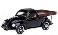 VW Käfer Beutler-Pritsche 1951 1:43 Black Diecast Model Car | Schuco