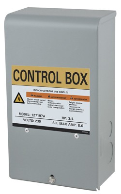 Control Box For Submersible Pump, 1/2-HP Motor, 230-Volt - 127189A