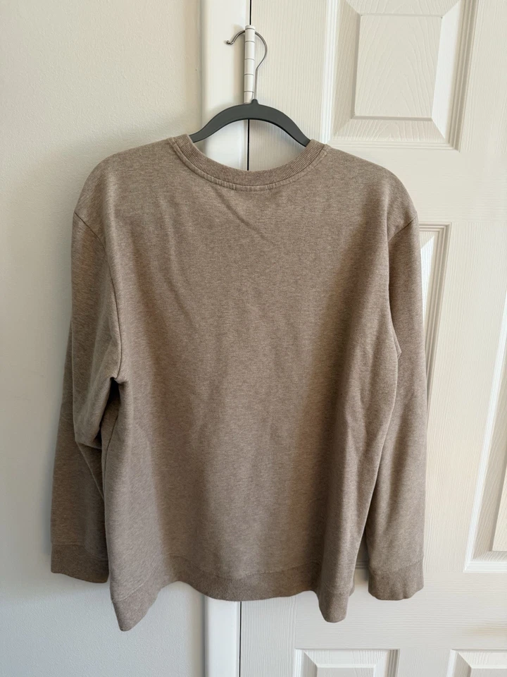 Толстовка Patagonia, желтовато-коричневая, логотип спереди, большая - Изображение 3 из 4