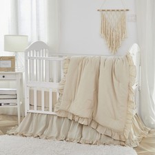 Gender Neutral Boho Bohemian Baby Girl Boy Nursery Crib Bedding Set 3 Pieces ...