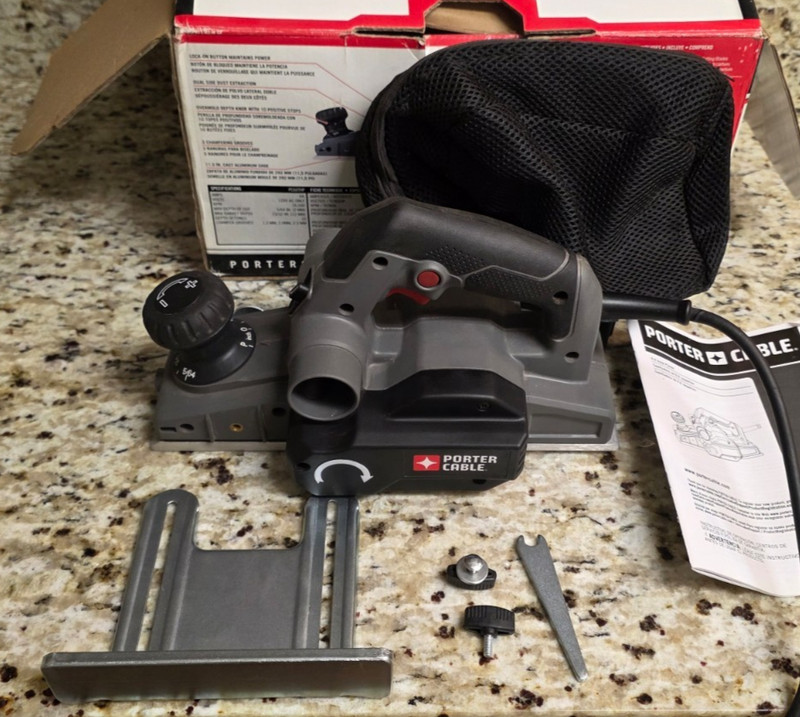 PORTER-CABLE 6 Amp Handheld Planer PC60THP, 120V, Carbide Blades, 3 1/4 in