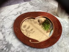 Miroir Mural En Forme Coeur  marque Siléa TBE   34 cm