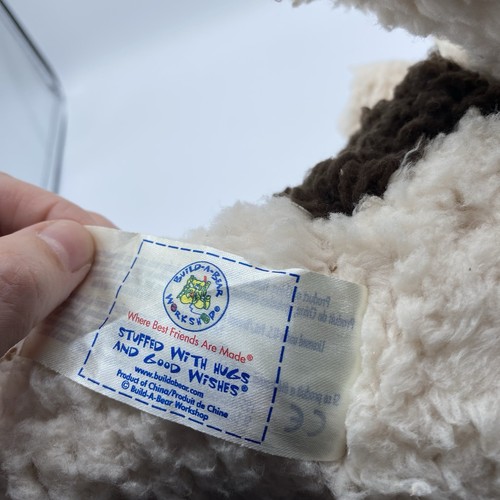 Build a Bear Plush Scruffy Puppy Dog Brown Cream Curly Stuffed Animal - Picture 7 of 7