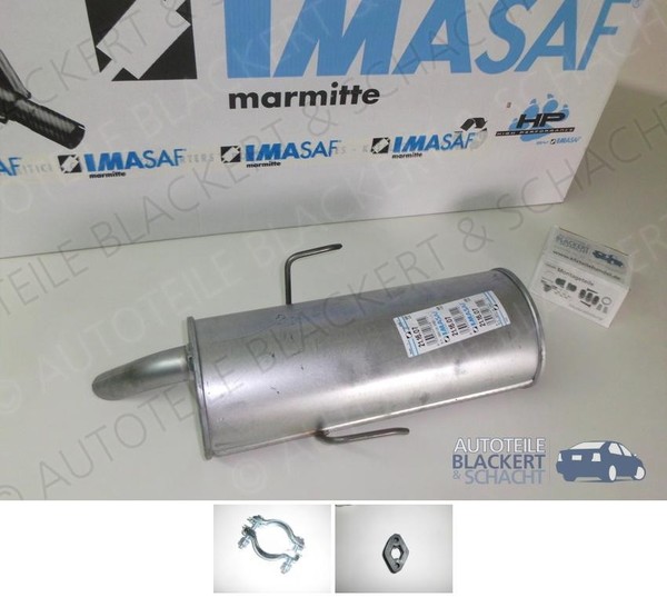 Imasaf ESD Auspuff Endtopf für Citroen / Peugeot Saxo + 106 Ii, EndschalldäMpfer-image