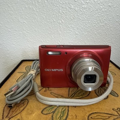 Olympus Stylus Smart VG-180 Red Digital Camera + Charging Cable | eBay