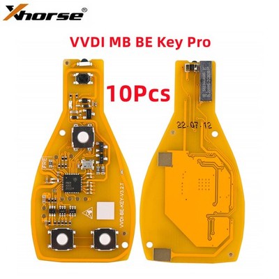 10x Xhorse VVDI BE Key Pro PCB For Mercedes Benz Improved Version 315mhz/433mhz