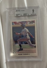 1990 Leaf - Frank Thomas #300 (RC) PSA 9