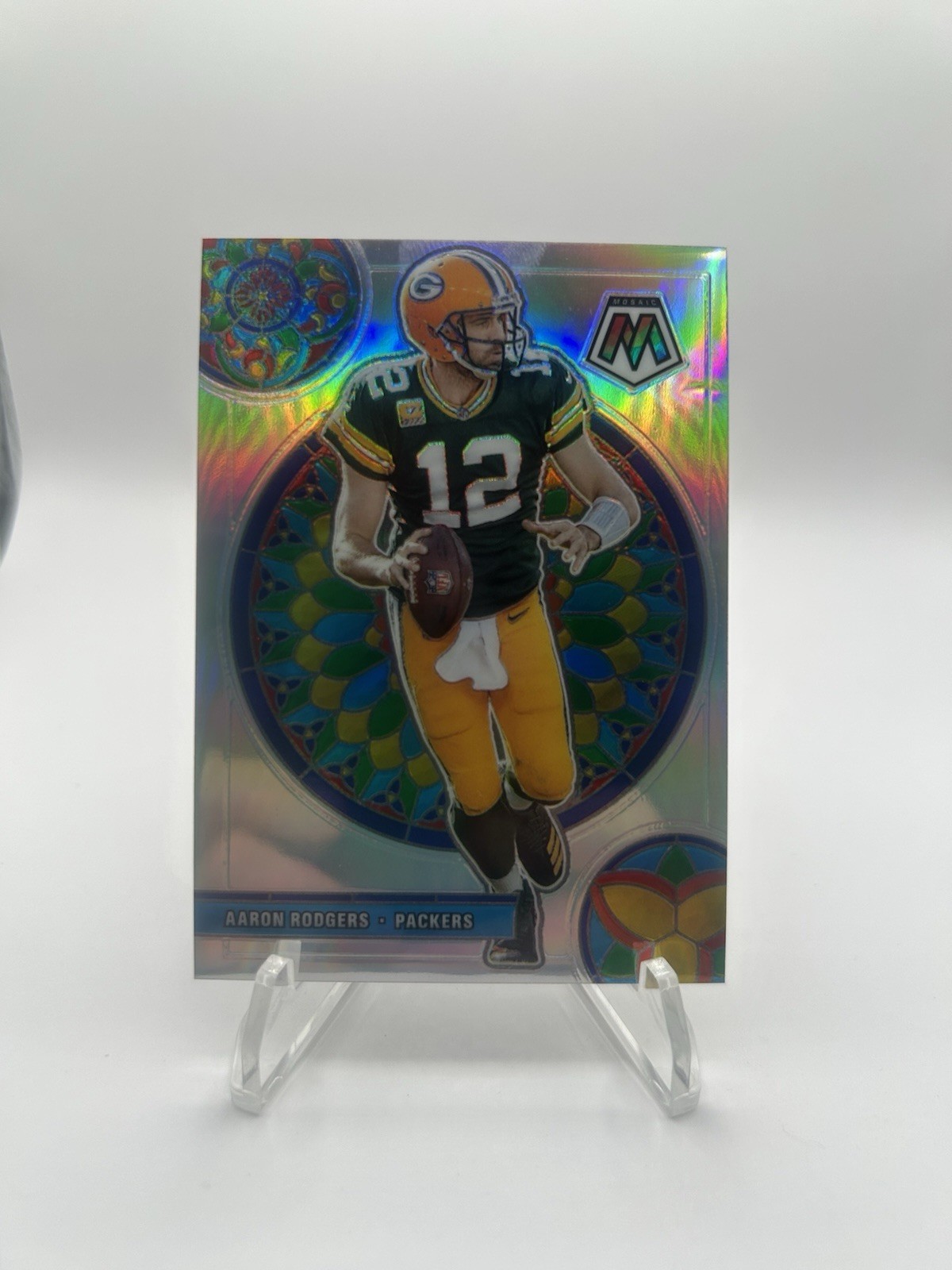 2021 Panini Mosaic - Glass Mosaic Aaron Rodgers #GM-8