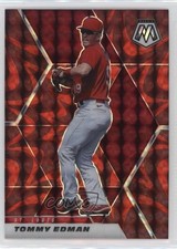 2021 Panini Mosaic Reactive Red Mosaic Prizm Tommy Edman #150 00lk