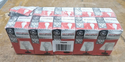 GE 100W 240V ES 27 Mini GLS dimmbar opal warmweiß Glühbirne 10er Pack