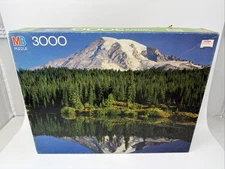 Vintage MB Milton Bradley 3000 Piece Magnum Puzzle Mt Rainer Washington Sealed