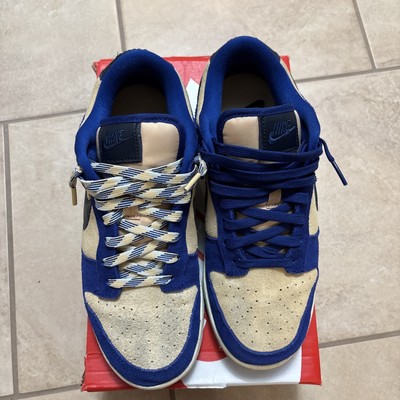 Nike Air Dunk Low LX Blue Suede W - DV7411-400 Womens Sz 8.5 Sneakers Shoes