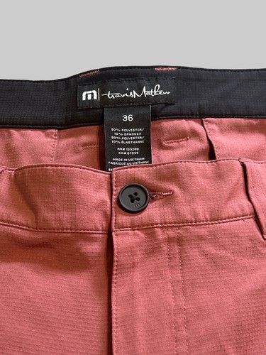 Pantaloncini uomo Travis Matthew Wanderlust taglia 36 Roan Rouge - Foto 3 di 5