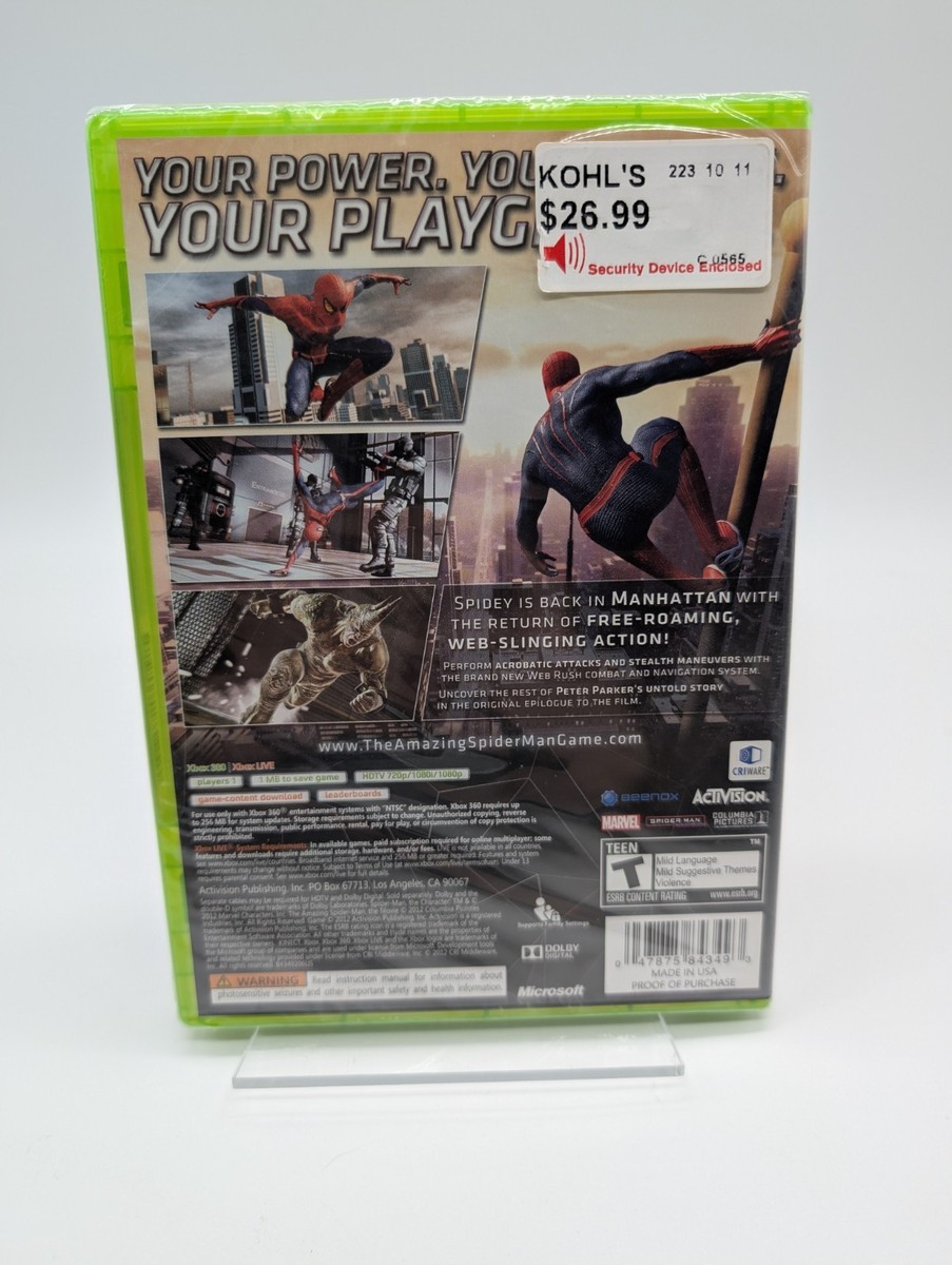 The Amazing Spider-Man (Microsoft Xbox 360, 2012) for sale online