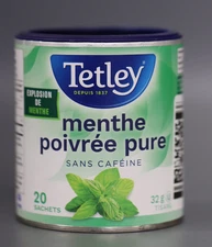 Tetley Pure Peppermint Herbal Tea, 20 Tea Bags 32 Grams (Pack of 1)