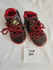 Gap Brown W/Black Red Accents Boots Infant Size 5