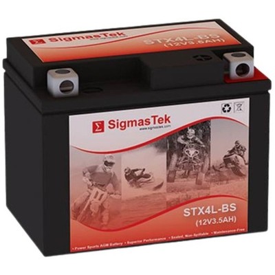 STX4L-BS Battery Replacement for Yamaha TTR125E/LE Electric Start 125CC 2003-22