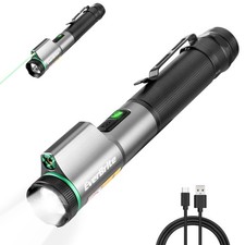 WORKPRO 500LM USB-C Rechargeable LED Flashlig...