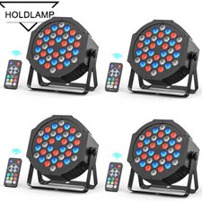 4PCS DJ Disco Party Stage Light 36LED RGB DMX Beam Lights KTV Show PAR Lighting