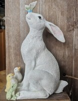 Sitzender Hase Weiß Frosch 20Cm Deko Osterhase Figur Osterdekoration Ostern Hase