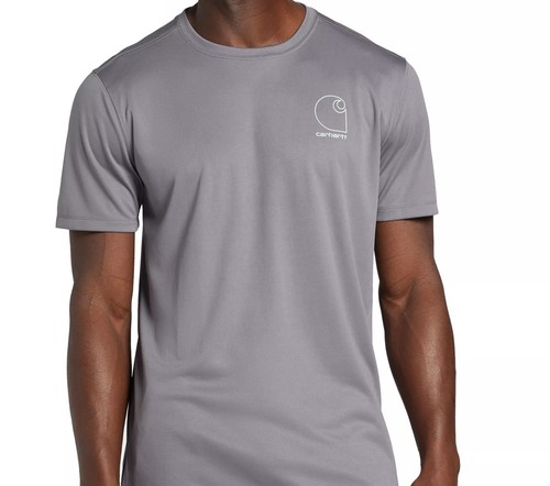 Carhartt Men's Force Sun Defender Short Sleeve Relaxed Fit T-Shirt UPF 50+ NEW - Picture 10 of 16