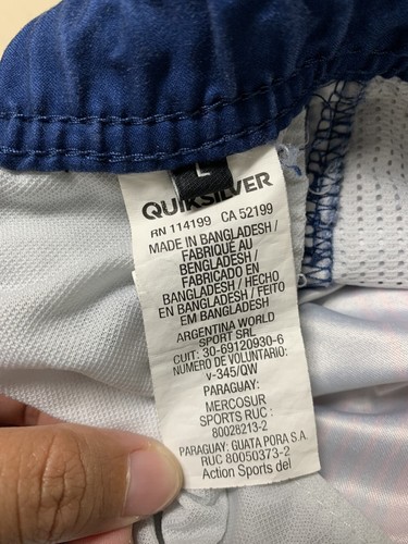 Quiksilver Board Shorts Swim Trunks Elastic Waist Kids Size Large - Picture 2 of 11
