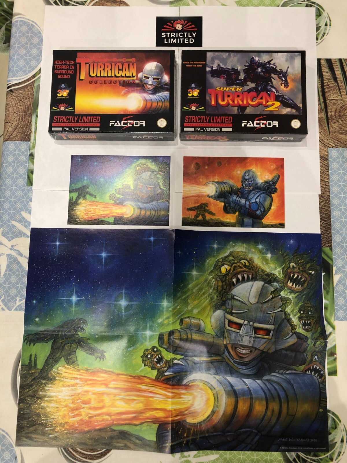 SUPER TURRICAN - SUPER TURRICAN 2 STRICTLY LIMITED SUPER NINTENDO SNES NEW PAL