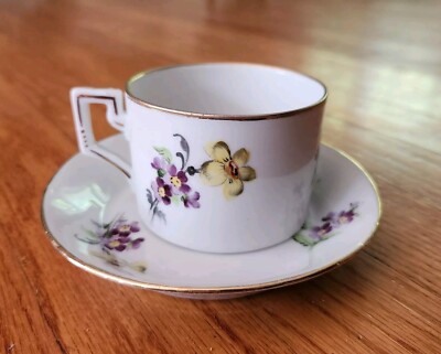 Vintage Richard Ginori 1735 Voliere Tea Cup & Saucer Set Love