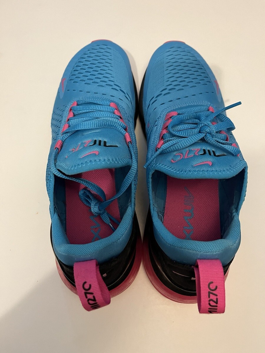 Nike Air Max 270 South Beach Light Blue Fuchsia Pink Black BV6078