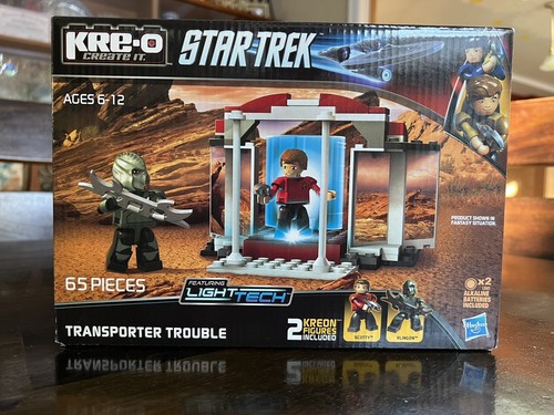 KRE-O Star Trek Transporter Trouble (A3140) Retired Scotty Klingon w/ Light Tech