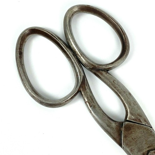 Vtg Scissors Rodgers & Sons 8 1/2" Long Shears Book Binding Dress Making Sail - Picture 7 of 10