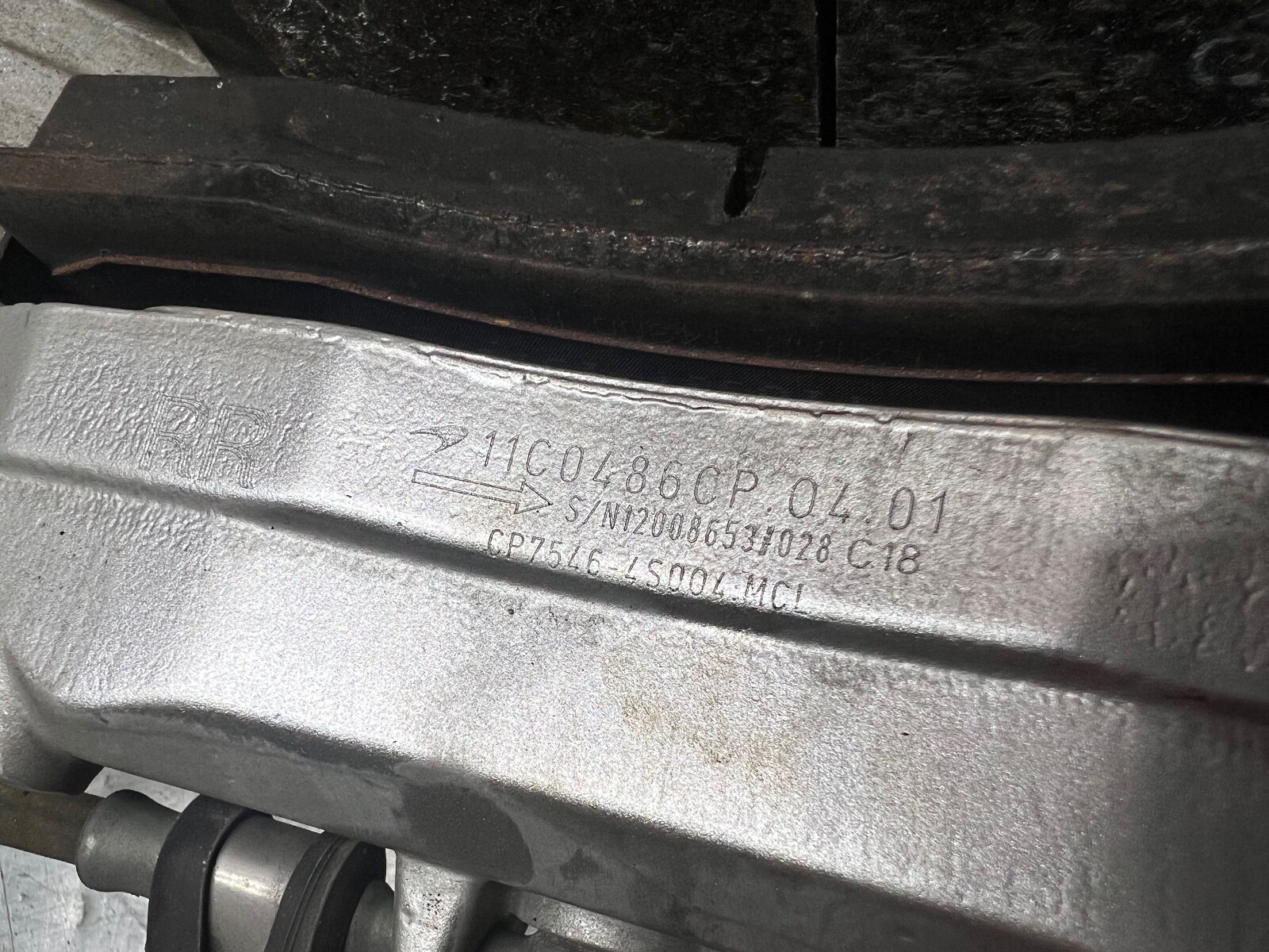 2015 McLaren 650S Spider Right Rear Carbon Ceramic Caliper