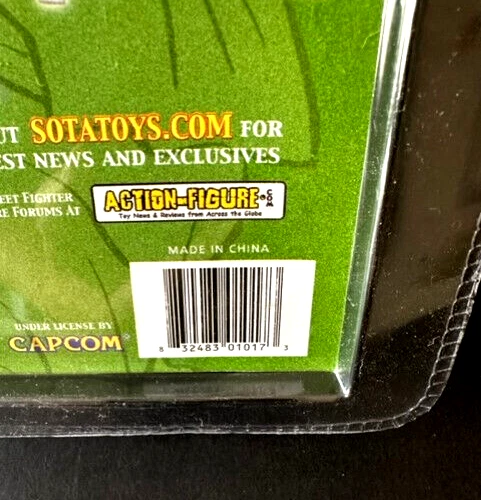 Street Fighter 15th Anniversary Series 3 GUILE blue PVC Sota - Imagen 3 de 3