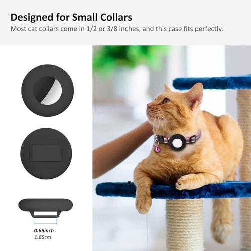 Anti-Lost Tracker Holder Mount Harness Item Finders Holder Pet Collar Case - Picture 4 of 21