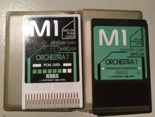 KORG DOPPIE CARD MPC-04+MSC-04  Orchestral   100 SUONI   X  KORG M1/M1r/T3