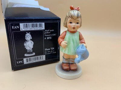 Hummel Figure 729 Muss Noch Giessen 3 7/8in 1 Choice - Incl. Ovp - Top Condition