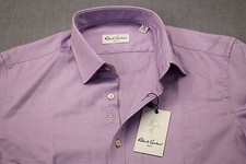 ROBERT GRAHAM Chevron Men Lavender Purple Herringbone Dress Shirt NWT 16 41 168