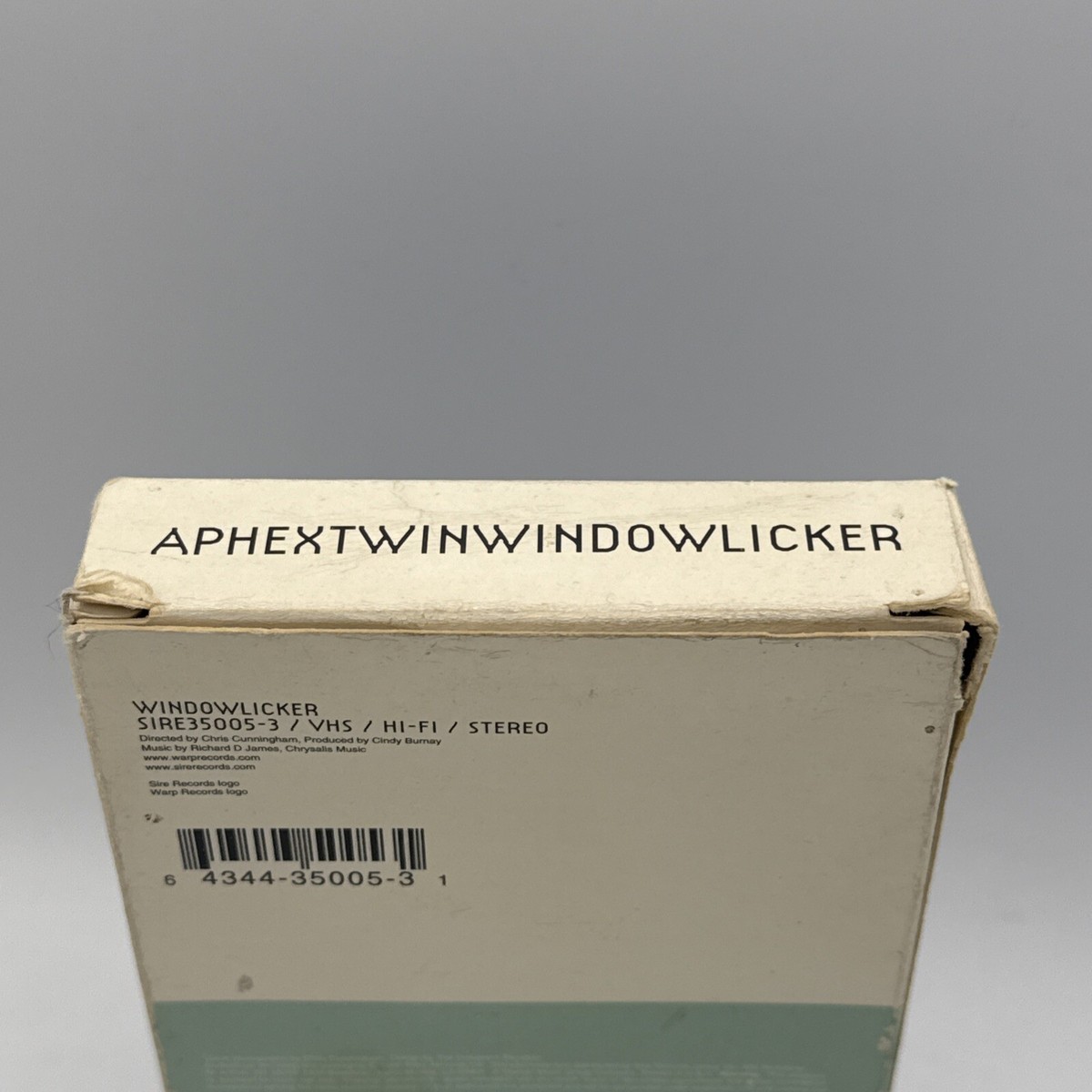 Aphex Twin Windowlicker VHS 1999 Warp Records Richard James
