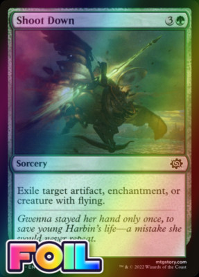 x1 Shoot Down BRO MTG 190/287 FOIL COMMON M/NM 1x