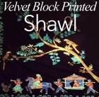 Velvet Block Printed Mughal Figurine Shawl — photo 2