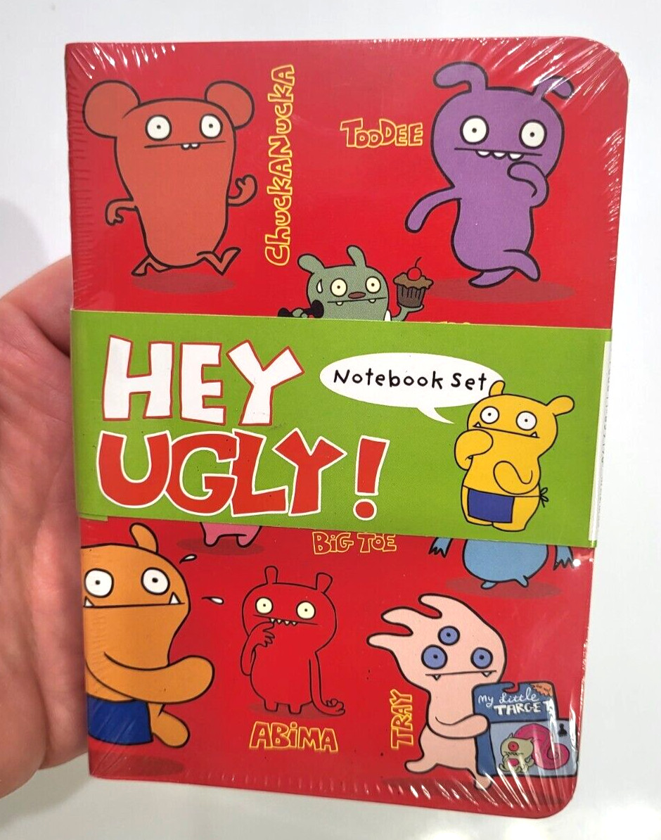 Hey Ugly! Notebook Set [With 2 Notebooks] UGLYDOLL