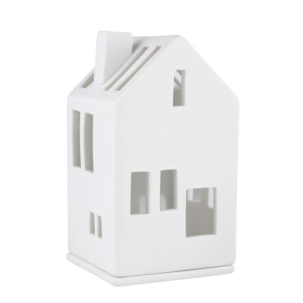 RäDer Lichthaus Wohnhaus Mini Windlicht Teelichthalter Porzellan Teelicht Deko-image