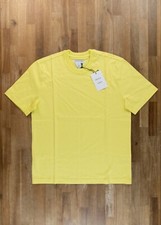  NO CUSTOMS TAX BOTTEGA VENETA Sunrise regular fit yellow cotton t-shirt Medium