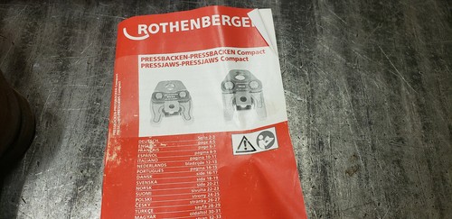 Rothenberger 15226X 1-1/2" Romax Pipe Pressing Press Tool Jaw. NEW IN BOX - Picture 4 of 7