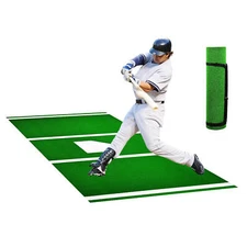 10' X4' Synthetic Grass Turf Baseball Softball Batting Practice Hitting Cage Mat