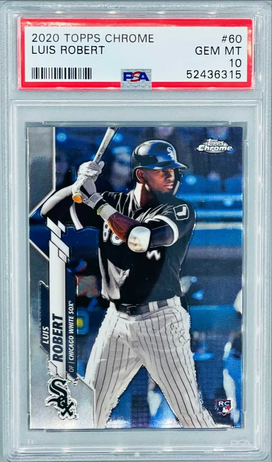 Luis Robert 2020 Topps Chrome #60 Base PSA 10