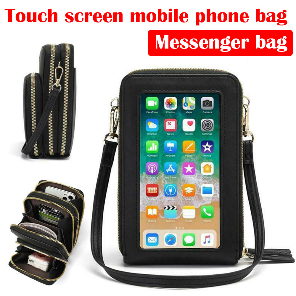 Women Touch Screen Bag Crossbody Cell Phone Purse Case Wallet Shoulder  Strap USA